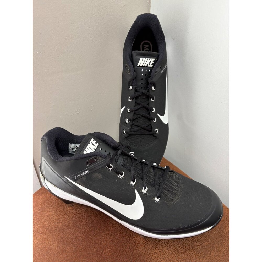 NIKE MAX AIR CLIPPER FLYWIRE MEN'S BASEBALL CLEATS BLACK SIZE 12 880261-010